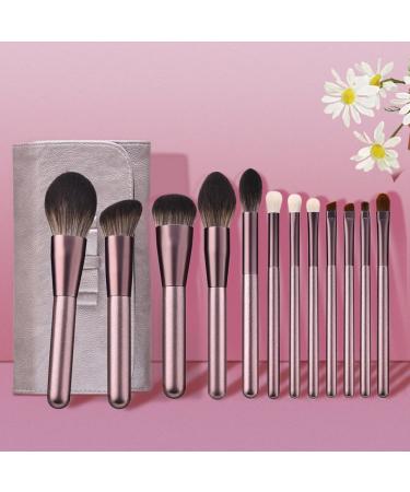 DFHBFG Makeup Brush Set Wooden Handle Brush Beauty Tool Soft Bristle Makeup Brush Loose Powder Brush As shown D