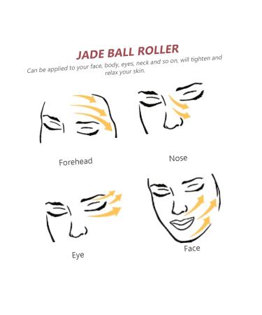 Balacoo Volcanic Stone Face Roller Set - Oil Absorbing Jade Roller for Tightening & Facial Massage | Best for Glowing Skin - Buy Online on GoSupps.com
