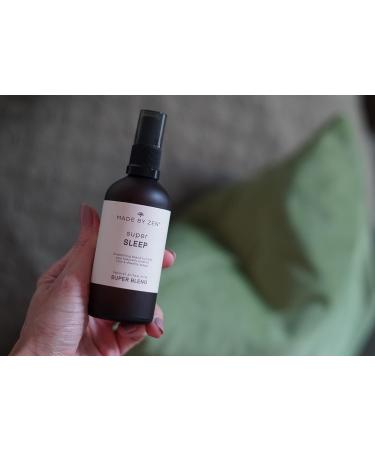 MADE BY ZEN Super Sleep Pillow Mist | Pillow & Room Spray to Aid Restful Restorative Sleep | 100% Natural Vegan and Cruelty Free | Bottled in the UK - Buy Online on GoSupps.com