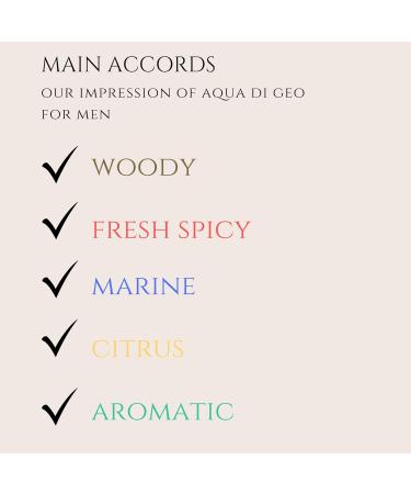 Cologne Oil for Men - Roll on Body Perfume Long Lasting Scent Travel Size Oil Based Parfum Type Fragrance in Sleek Glass Bottle for Man (10 ml AcquaDeGio-Type) - Buy Online on GoSupps.com