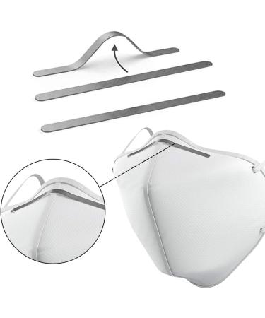 100PCS Nose Bridge Strips for Mask - 90MM Aluminum Adhesive Metal Wire Straps for DIY Face Mask Crafting - Buy Online on GoSupps.com
