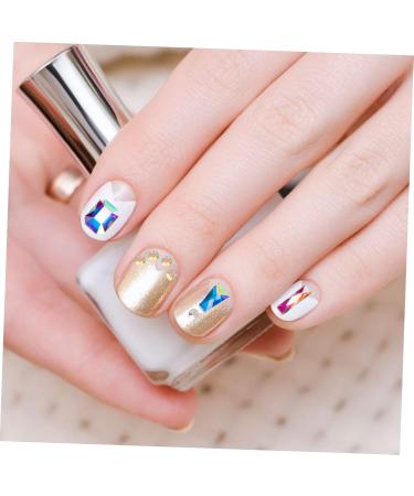 1 Box Nail Drill Nail Art Studs Nail Glitter Rhinestone Nail Art Glitter Rhinestone Nails Nail Crystals Nail Rhinestones for Acrylic Nails DIY Nail Art Diamond gem Glass Filler - Buy Online on GoSupps.com