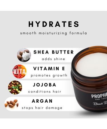 Organic Beard Balm for Thicker Beard Appearance | 12hr Hold | Reduces Irritation & Flaking - 60g - Buy Online on GoSupps.com