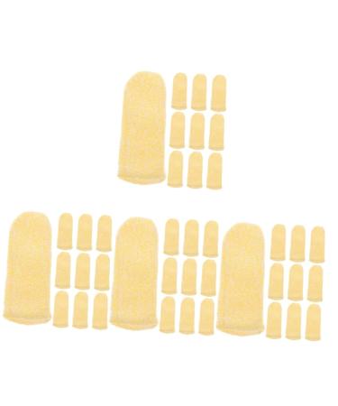 FRCOLOR 40 Pcs Anti-Cut Finger Cot Finger Guards for Cutting Thumb Sleeves Thumb Covers Cut Resistant Finger Protectors Anti Cut Finger Covers Finger Sleeves Thumb Guards Thumb Protector