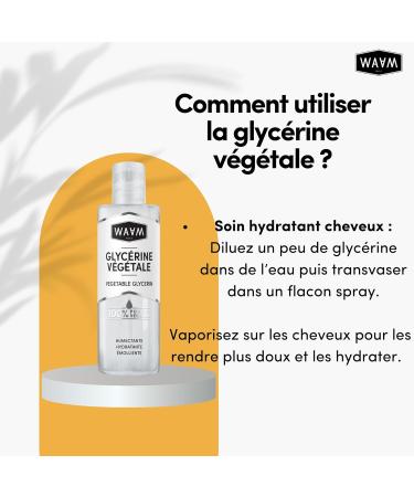 WAAM Cosmetics Vegetable Glycerin Moisturizing and Emollient 100% Natural Vegan 200 ml - Buy Online on GoSupps.com