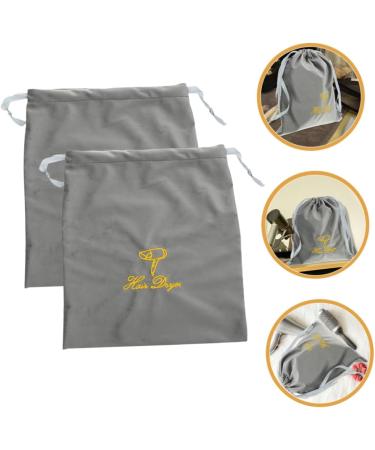 OHPHCALL 2pcs Hair Dryer Storage Bag Blow Dryer Bag Hair Dryer Carrying Bags Storage Bag for Hair Dryer Hair Dryer Travel Bag Hair Blower Bag Drawstring Bags Hair Dryer Bags 35.00X30.00X0.50CM Grey - Buy Online on GoSupps.com