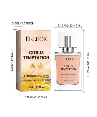 Pheromone Cologne for Men-Charm Cologne for Men - Hypnosis Cologne Fragrances for Men Cologne for Men to Attract Woman Eau de Toilette Enhanced Fragrances Perfume-50ML (CITRUS TEMPTATION-1 Pack) - Buy Online on GoSupps.com