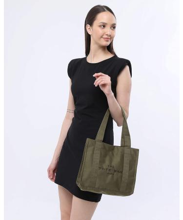 Women's Tote Bag: Zipper Travel Bag, Foldable Purse, Retro Satchel - Beach, Work, Gym - Large Duffle Weekender - Strong Soldier - Buy Online on GoSupps.com