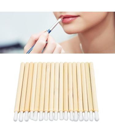Disposable Bamboo Handle Lip Brush - 100pcs Portable Lip Gloss Wands for Lipstick & Lip Gloss | Eco-Friendly Nylon Fiber - Buy Online on GoSupps.com