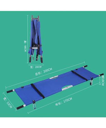 Portable Stretcher Waterproof Foldable Steel Emergency Rescue Stretcher for Hospital Clinic Home Sports Venues Ambulance - Buy Online on GoSupps.com