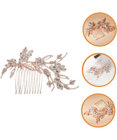 DOITOOL Bridal Comb Crystal Bridal Hair Clips Diamond Pearl Hair Comb Gold Hair Clips Laundry Dispenser Wedding Hair Accessories Combs for Women Hair up Bride Rhinestone Vintage - Buy Online on GoSupps.com