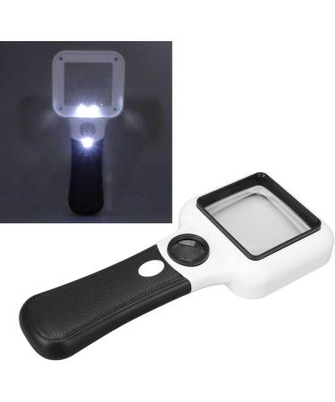 5X 45X Handheld Magnifying Glass with Light Led Magnifier for Reading Reading Checking Money Identifying Jewellery Relics Magnifier with 3LED 1UV Lights for Seniors - Buy Online on GoSupps.com