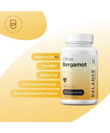 Balancebreens Citrus Bergamot 500mg 60 Vegan Capsules - Advanced Bergamot Supplement for Metabolism (60 Count (Pack of 1)) - Buy Online on GoSupps.com
