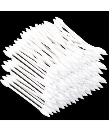 Double Precision Tips 800 Pieces Cotton Swabs with Paper Stick, Double Pointed Shape Tips for Makeup, 4 Packs, 200 Pieces 1 Pack 200 Count (Pack of 4) - Buy Online on GoSupps.com