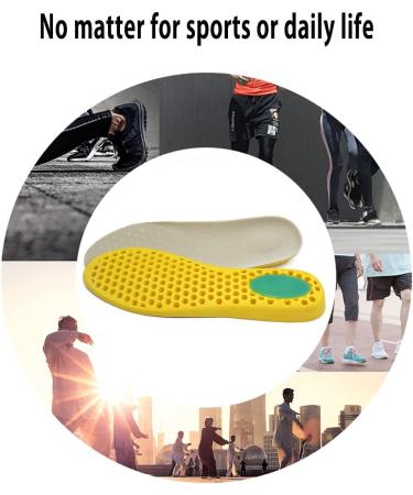 Buy Winter Orthopedic Shoe Insoles | Gel Insoles for Hiking & Work | Plantar Fasciitis Relief | Warm Sole Massaging Foot Support (37-38) - Buy Online on GoSupps.com