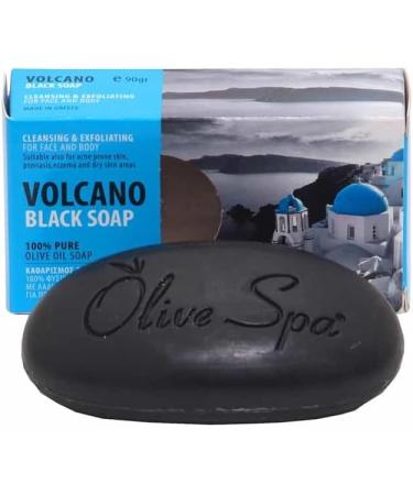 Santo Volcano Black Soap 90g - Buy Online on GoSupps.com