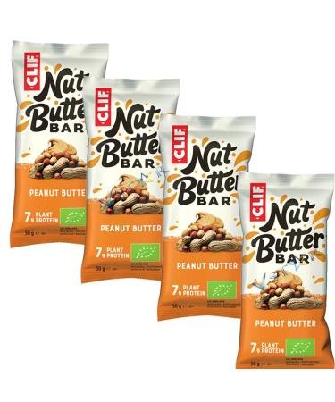 Nut Butter Chocolate & Peanut Butter Filled Energy Oat Bar 50g (4 Pack Nut Butter Bar Peanut Butter 50g) Nut Butter Bar Peanut Butter 50g 4 Pack