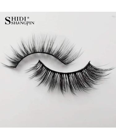 Natural 3D False Eyelashes - 4 Pairs of Reusable Black Imitation Water Mane Eyelashes | International Shipping Available - Buy Online on GoSupps.com