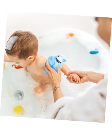 GLEAVI Bath Sponge Set 2pcs Loofah Scrubber & Soft Shower Pouf in Pink | Eco-Friendly Bath Flower Ball with Paper Straws Perfect for Body Scrubbing & Toddler Bath Time - Buy Online on GoSupps.com