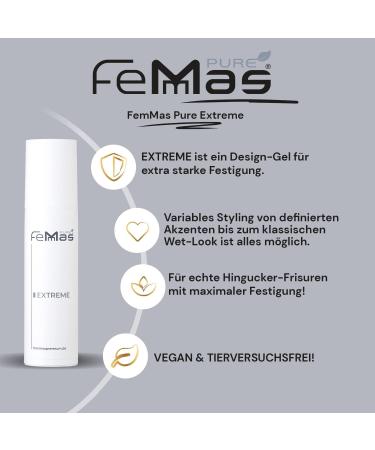 FemMas Pure Extreme 100 ml - Designer gel for extra strong reinforcement - Maximum reinforcement - Vegan and cruelty-free - Buy Online on GoSupps.com