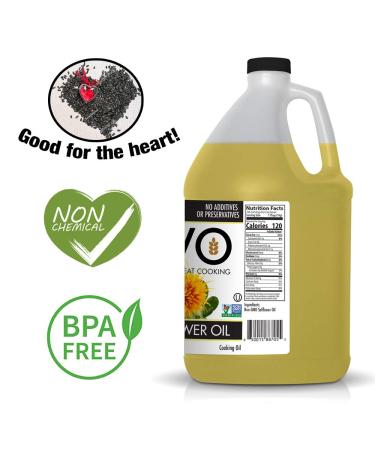 Naturally Processed AVO High Oleic Safflower Oil - NON-GMO, 1 Gallon - Buy Online on GoSupps.com