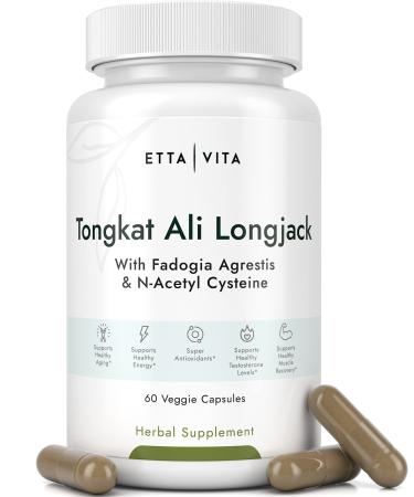 Worlds First Test Support with NAC for Liver Protection - Donovan McNabb Endorsed Tongkat Ali for Men 700mg & Fadogia Agrestis 600mg - Lean Muscle Growth, Recovery, Stamina, Mood Support, Motivation