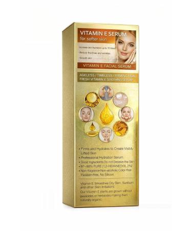 Green Professional Skincare Vitamin E Facial Serum 99% Vit E with Hyaluronic Acid Anti-Aging Freckle Removing 40ml - Buy Online on GoSupps.com