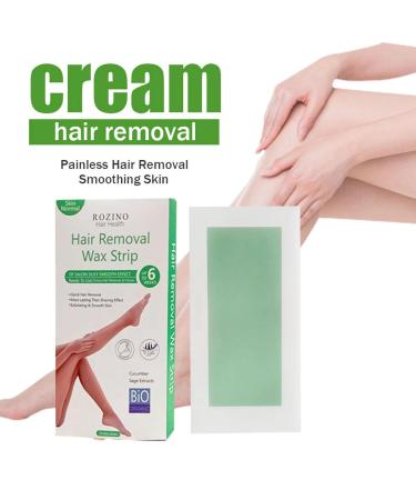 Bellv Hair Removal Wax Strips | 20 Durable & Error-Proof Strips for Face Armpits Arms & Legs - Unisex Hair Removal Solution - Buy Online on GoSupps.com