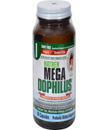 Natren Megadophilus Dairy Free Capsules 90-Count