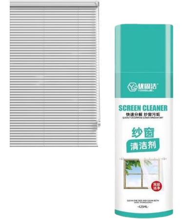 AEZON Window Screen Cleaner - Professional Mesh Cleaner Spray 425ml/14.37oz - Cleaning Window Cleaner Tool Spray and Rinse Cleaner Removes Oil and Dirt for School - Buy Online on GoSupps.com