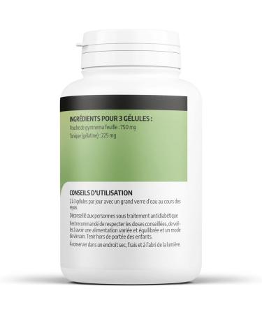 Gymnema 250mg - 200 capsules - Buy Online on GoSupps.com