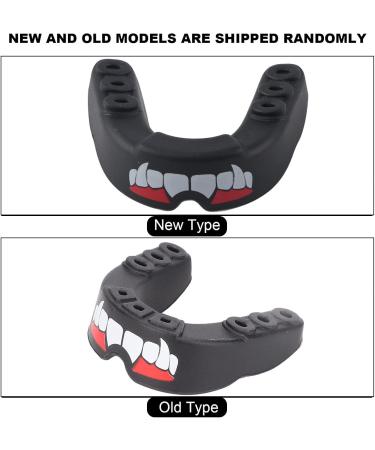 Verdant Touch Professional Mouthguard | Tooth Guard for Karate & Boxing | Black | International Shipping - Buy Online on GoSupps.com