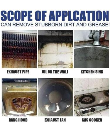 Brimetha Cleaner Bubble Cleaner Foam Spray Kitchen Clean Bubble Cleaner Foam All-Purpose Rinse Free Cleaning Spray for Oven Stove Grill (30ml 1) 30ml 1 - Buy Online on GoSupps.com