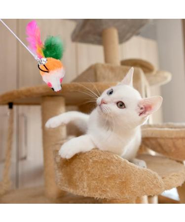 Loudhhe 6-Piece Interactive Cat Toy Set - Hanging Door Frame Springs & Mice for Cats to Combat Boredom | International Shipping Available - Buy Online on GoSupps.com