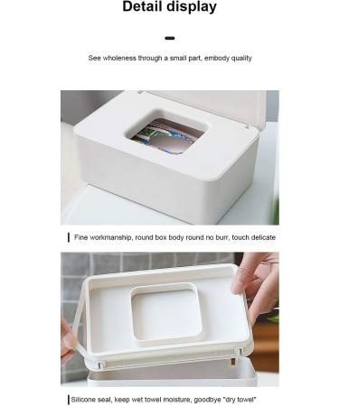 Tissue Box Tissue Dispenser Tissue Box Dry Wet Tissue Paper Case Wet Wipes Box Wet Wipes Storage Box Wipes Dispenser Box Care Baby Wipes Napkin Storage Box Wipes Dispenser Home - Buy Online on GoSupps.com