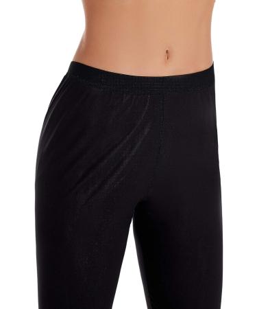 TNMLLD Women's Short Sauna Pants XX-Large Black - Weight Loss Thigh Slimmer Fitness Sweatpants for Running Sports - Buy Online on GoSupps.com