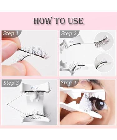 1 Pair Magnetic Eyelashes Magnetic Lashes With Applicator Magnetic Eyelashes With Applicator Magnetic Lashes No Glue Needed Magnetic Cat Eye Lashes Easy to Use and Remove - Buy Online on GoSupps.com