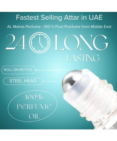AL MAHAS Apex Royale 15 ML Roll-On Perfume Oil for Men Perfumes | Chypre-Fruity Fragrance with Pineapple Bergamot Jasmine Amber & Vanilla | Alcohol-Free - Buy Online on GoSupps.com