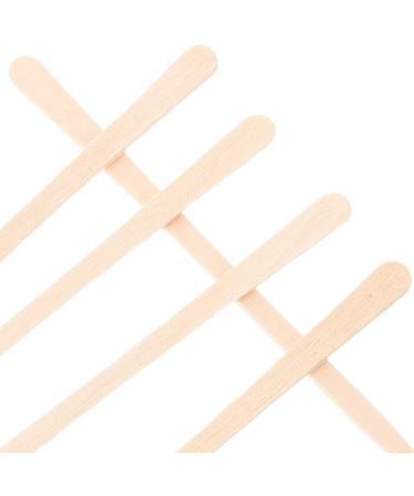 Baluue Wooden Wax Sticks - 100 pcs Wooden Spatulas for Face & Eyebrow Waxing - Small Applicators for Lip & Nose Hair Removal - Buy Online on GoSupps.com