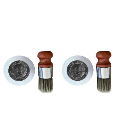 Furniture Salve 2x200g Salve with Brushes for Leather All-Natural Furniture Salve Long-Lasting Hydration Furniture Wax Wood Wax to Prevent Dryness and Cracking 2 Sets