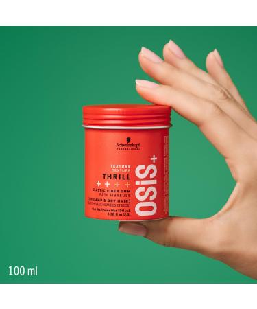 Schwarzkopf Professional OSiS Thrill Hair Styling Fibre Paste Flexible Reshapeable Texture Shine Definition Eliminates Frizz and Flyaways Normal Hold 100 ml - Buy Online on GoSupps.com