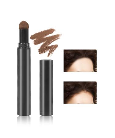 Boobeen Hairline Powder Stick Root Cover Up Instantly Hair Shadow waterproof Hair Root Concealer For Thinning Hair Root Touch-Up long-wear lasting Quick Cover Hair Root Coffee