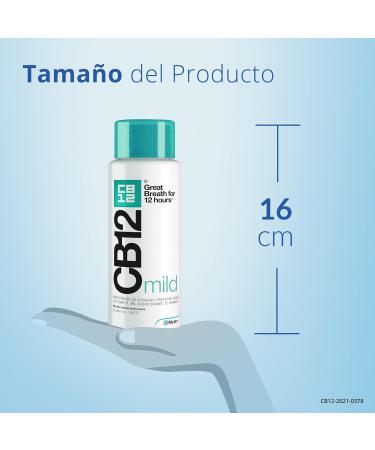 CB12 Mild Mint Mouthwash 250ml - Fresh Breath & Oral Care | International Shipping Available - Buy Online on GoSupps.com