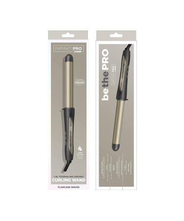 INFINITIPRO BY CONAIR 1-Inch Tourmaline Ceramic Curling Wand - Flawless Waves and Digital Control - Buy Online on GoSupps.com
