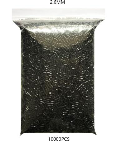 2.6MM Mini Iron Fuse Beads Set - White and Black (10000pcs each) for Crafts, DIY Decor - Includes 1 Ironing Paper - Buy Online on GoSupps.com