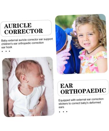 SUPVOX 5 Pairs Auricle Corrector for Newborns - External Ear Aesthetic Corrector with Anti-Strangulation Silica Gel Sticker - Black Stuff Solution - Buy Online on GoSupps.com
