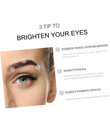 Didiseaon 16 Pcs Pencil Sharpener Eyebrow Pencil Makeup Accessories Eyebrow Makeup Tool Makeup Pencil 1 count (Pack of 1) Blackx2pcs - Buy Online on GoSupps.com