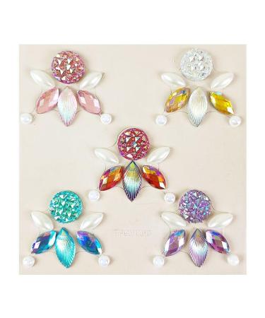 4 Sheets Rhinestone Stickers - Self Adhesive Gems for Makeup Crafts & Nail Art - Buy Online on GoSupps.com