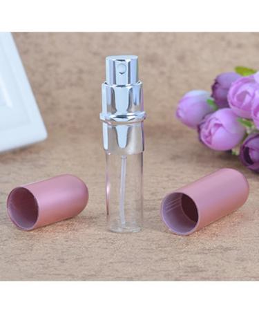 VEFSU 6ml Perfume Bottle Mini Portable Travel Refillable Perfume Long Lasting Atomizer Bottle (Pink One Size) One Size Pink