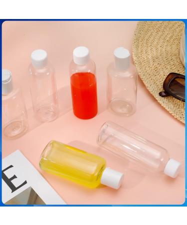 Firtink 6 PCS Plastic Travel Bottles 100 ML Clear Travel Containers Bottle Refillable Cosmetic Bottles Liquid Containers for Travel Toiletries Shampoo Lotion Makeup Shower Hand Soap - Buy Online on GoSupps.com